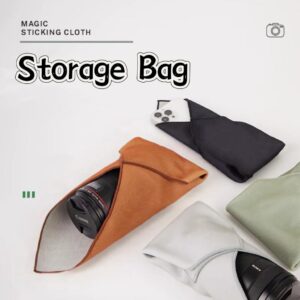 Magical Cloth | Portable Makeup Bag & Camera Bag | Stick & Go Design | One-Piece Makeup, Camera, and iPad Storage | Self-Adhesive, Creative, and Protective - Image 6
