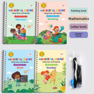 Groove English Calligraphy Practice Book - Fun and Easy Pen Control Training to Master Writing Skills, Perfect for Beginners and Kids - Image 6