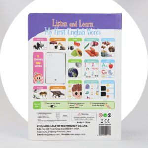 My First English Sound Book - Fun and Interactive Learning for Kids, Portable 19.8cm Design, Perfect for Early Education and Language Development - Image 4