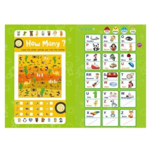 English & Spanish Bilingual Finger Touch Audio Toys for Kids with 155 Sight Words+ 68 Fun Quiz Questions! - Educational Language Learning Toy-Talking Toy - Image 4