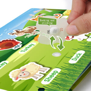 Busy Book Preschool Learning Activity for Toddlers 1-3 Years Old - Educational Toys - Travel-Friendly Toy - Montessori Dinosaur Alphabet Arts and Crafts - Kid Educational Material - Gift Set for Kids - Image 4