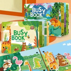 Busy Book Preschool Learning Activity for Toddlers 1-3 Years Old - Educational Toys - Travel-Friendly Toy - Montessori Dinosaur Alphabet Arts and Crafts - Kid Educational Material - Gift Set for Kids - Image 2