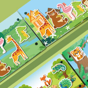 Busy Book Preschool Learning Activity for Toddlers 1-3 Years Old - Educational Toys - Travel-Friendly Toy - Montessori Dinosaur Alphabet Arts and Crafts - Kid Educational Material - Gift Set for Kids - Image 3