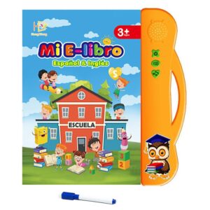 English & Spanish Bilingual Finger Touch Audio Toys for Kids with 155 Sight Words+ 68 Fun Quiz Questions! - Educational Language Learning Toy-Talking Toy - Image 8