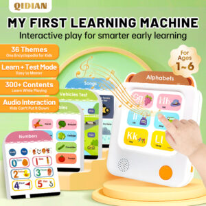 New Upgrade! Talking Flash Cards for Toddlers -Every tap = a new surprise! Audible Educational Flashcards for Kids Ages 1-6 Includes 300 Sight Words - Perfect Gifts for Children’s Day and Summer Holidays! Outdoorfun Learning Vocabulary Interaction