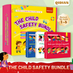 THE CHILD SAFETY BUNDLE – 3 Interactive Flip-Flap Educational Toys for Kids Ages 1–6 | Early Learning Montessori Set on Safety, Manners & Life Skills | Preschool Readiness Toy Gift for Toddlers & Kindergarten Kids