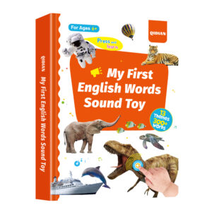 hot pick large size my first english words sound toy 400 words 13 themes