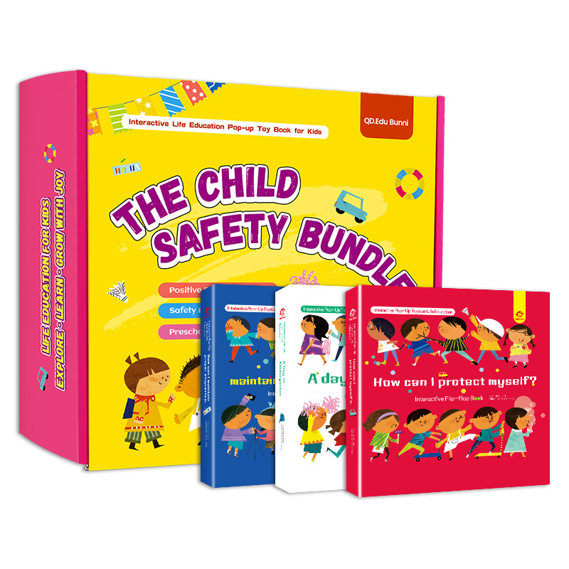 new arrival child safety bundle interactive popup toy book 260 safety lessons