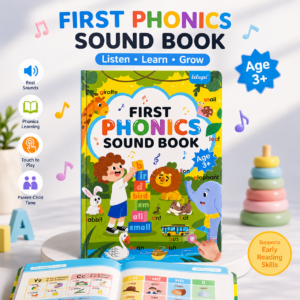 First Phonics Sound Book – Educational Learning Toy for Kids Age 3+IInteractive