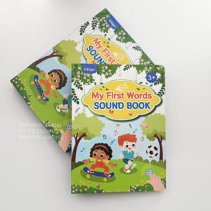 My First Words Interactive Talking Learning Toy for Kids Ages 3+ | Touch-Activated Educational Toy with 300+ Everyday Words, Fun Sounds & Music | Screen-Free Preschool Learning Gift