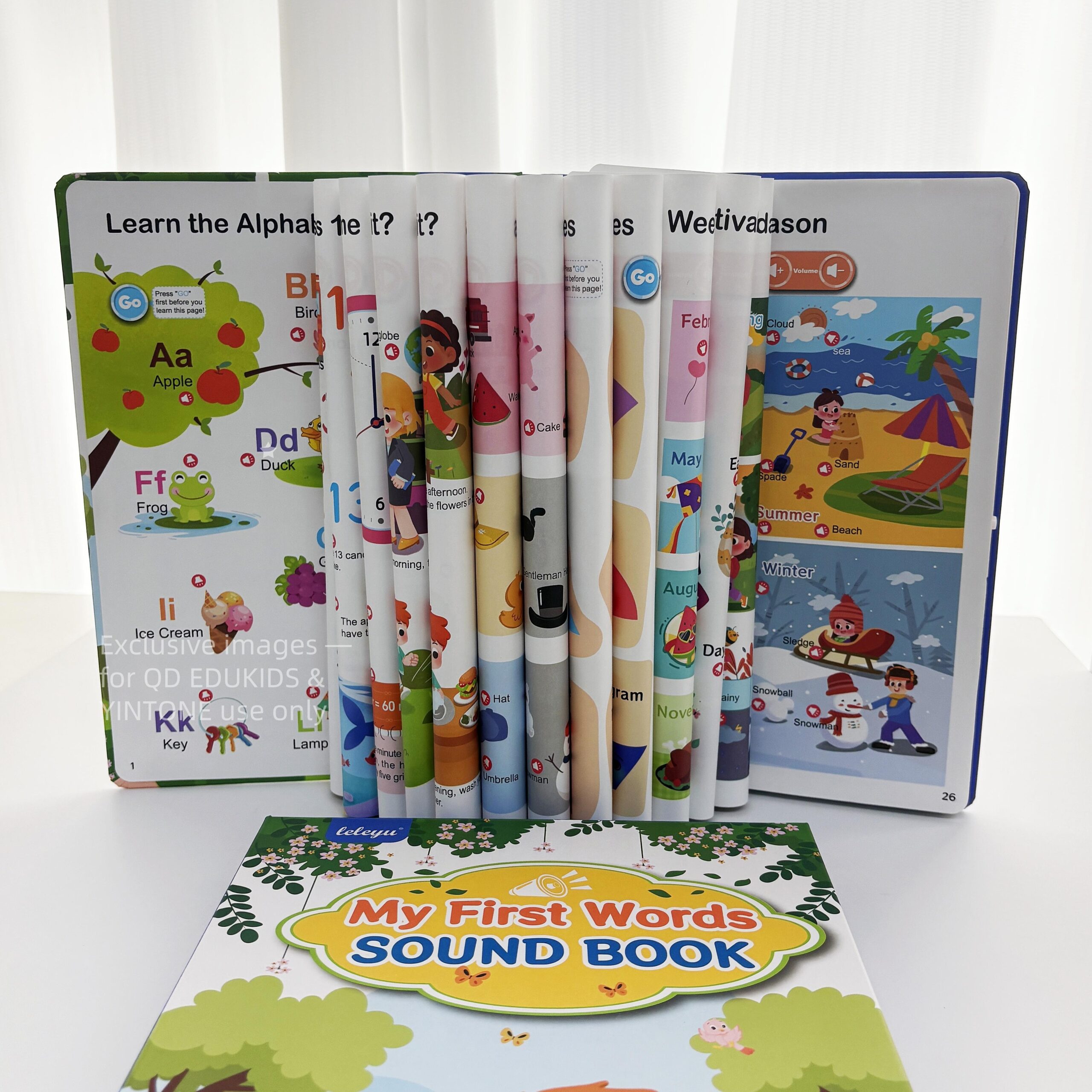 My First Words Interactive Talking Learning Toy for Kids Ages 3+ | Touch-Activated Educational Toy with 300+ Everyday Words, Fun Sounds & Music | Screen-Free Preschool Learning Gift - Image 2