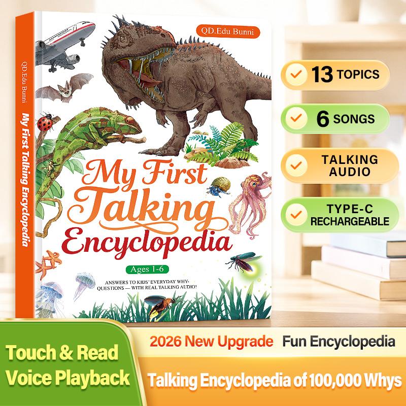 Interactive Talking Learning Toy for Kids | Touch Activated Educational Toy with 13 Learning Topics, Fun Audio, Music & USB Rechargeable Design | Early Learning Gift for Boys & Girls Ages 3+ - Image 2