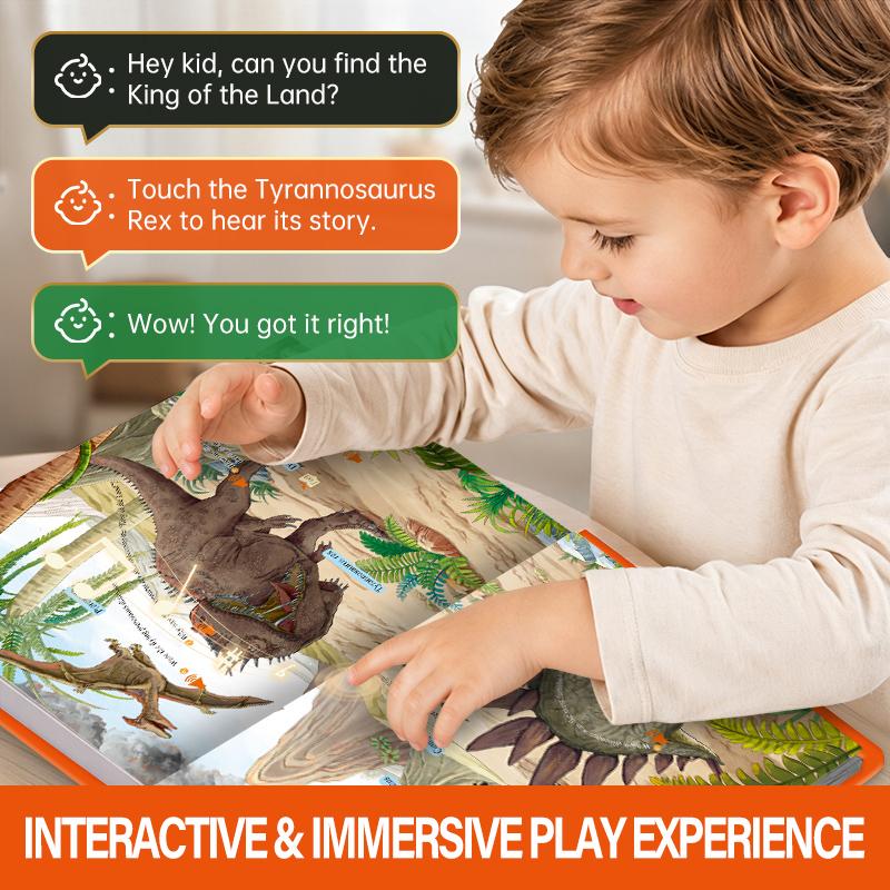 Interactive Talking Learning Toy for Kids | Touch Activated Educational Toy with 13 Learning Topics, Fun Audio, Music & USB Rechargeable Design | Early Learning Gift for Boys & Girls Ages 3+ - Image 4