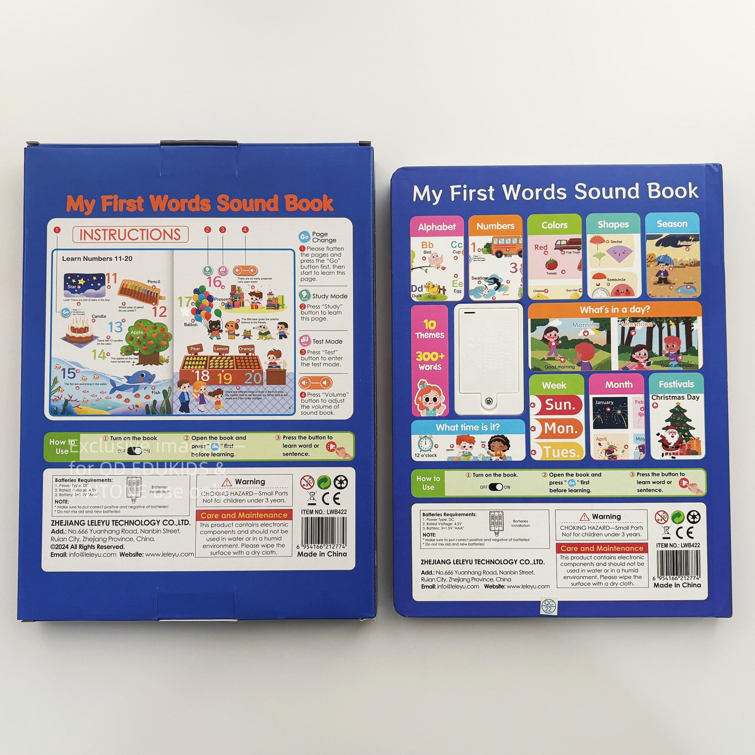 My First Words Interactive Talking Learning Toy for Kids Ages 3+ | Touch-Activated Educational Toy with 300+ Everyday Words, Fun Sounds & Music | Screen-Free Preschool Learning Gift - Image 5