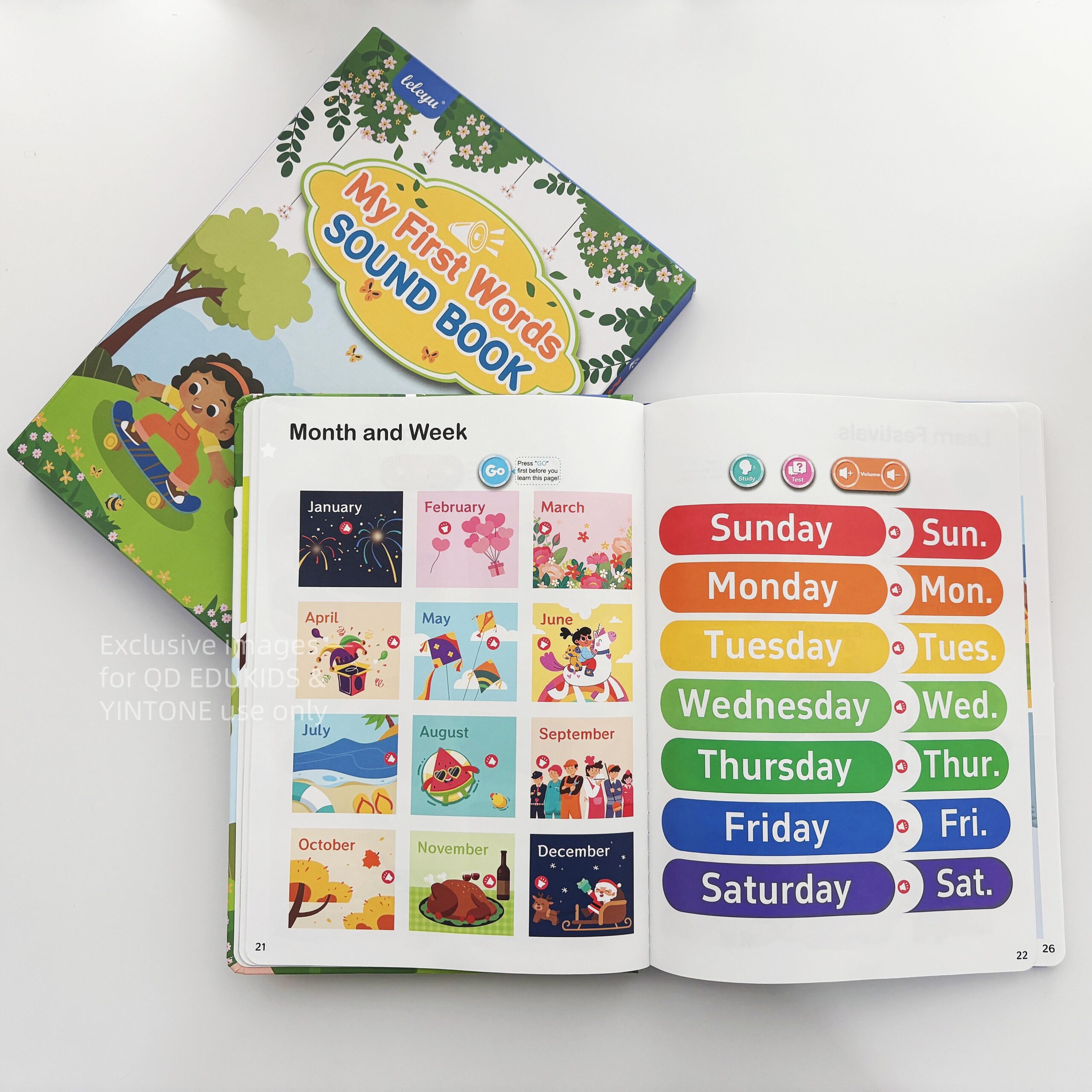 My First Words Interactive Talking Learning Toy for Kids Ages 3+ | Touch-Activated Educational Toy with 300+ Everyday Words, Fun Sounds & Music | Screen-Free Preschool Learning Gift - Image 7