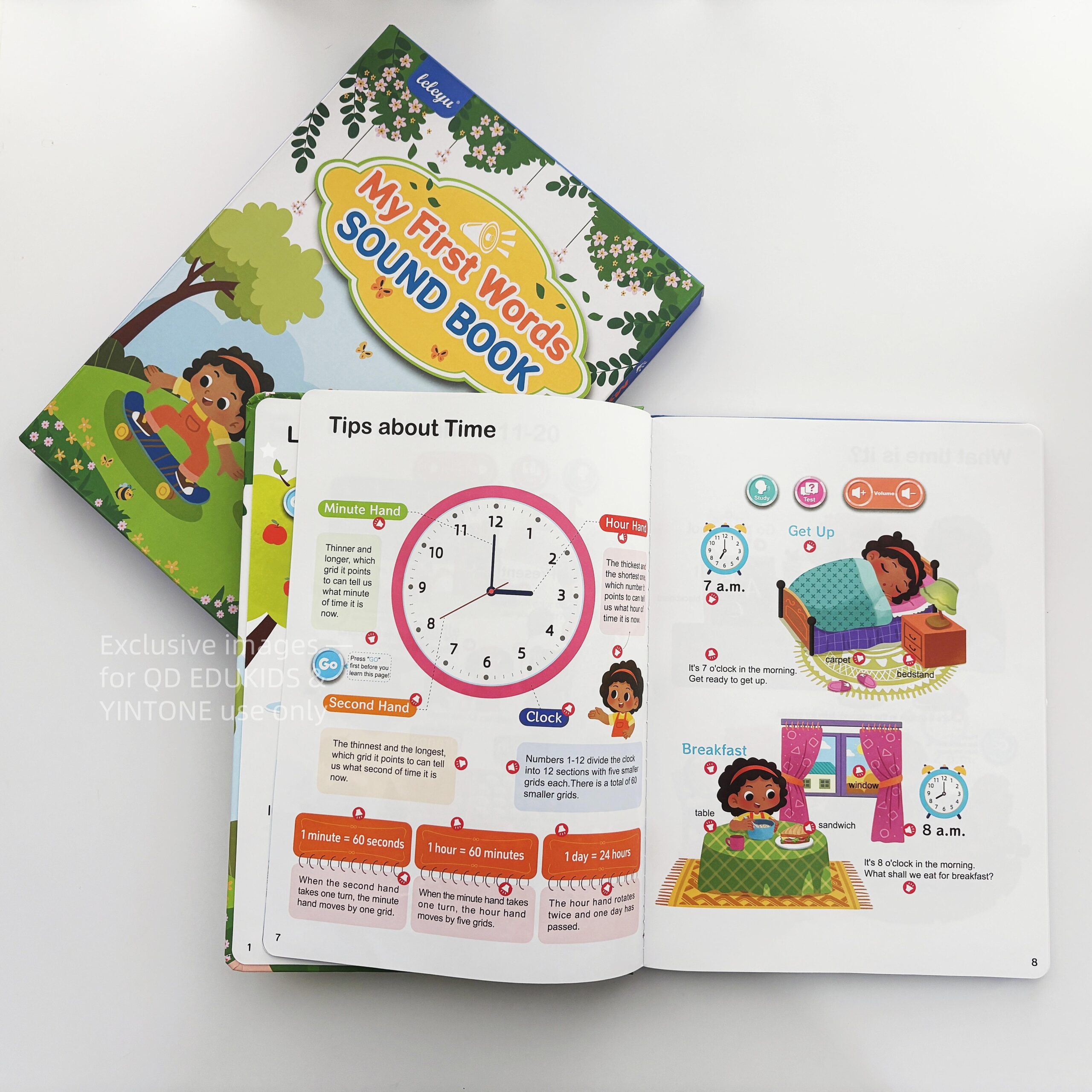 My First Words Interactive Talking Learning Toy for Kids Ages 3+ | Touch-Activated Educational Toy with 300+ Everyday Words, Fun Sounds & Music | Screen-Free Preschool Learning Gift - Image 8
