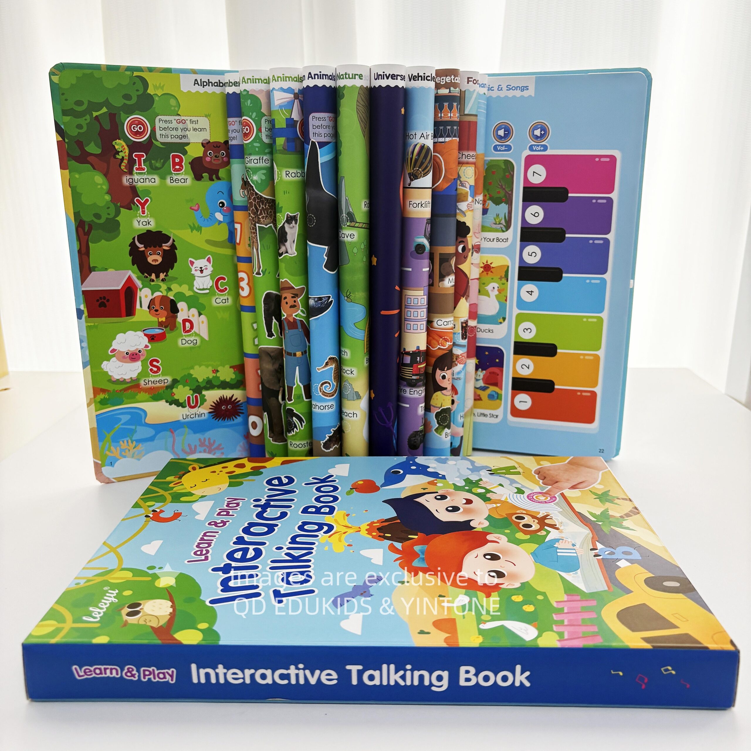 Interactive Talking Sound Book – 14 Themes, 260+ Words, 6 Songs & Piano – Fun Early Learning Toy for Kids Ages 1–9 - Image 9